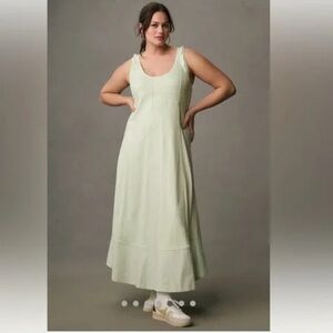 NWT Anthropologie Daily Practice Back Detail Maxi Dress
